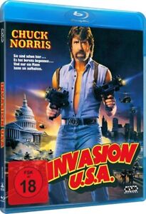 INVASION U.S.A. (1985) Chuck Norris Blu-ray NEU (Deutsches Paket/Englisch Audio)