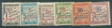 MAROC PORTO 1915 Yvert TT 17-22 * 30€(F0962