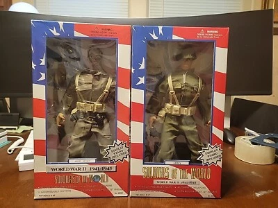 Novo! Lote de 2 "Soldados do Mundo" Exército Escoteiro e Exército Segunda Guerra Mundial 1941-1945  - Imagem 1 de 4