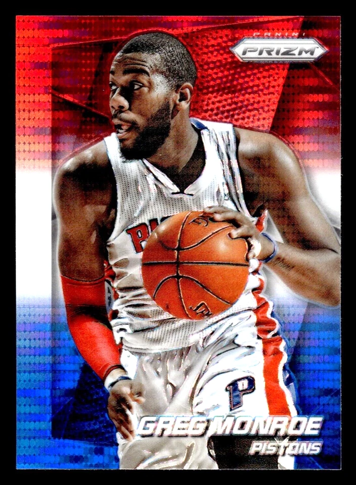 2014-15 Panini Prizm Greg Monroe Red White and Blue Pulsar Prizm #103 - Image 1 of 1