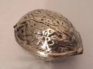 Rare Vintage Silver Plated walnut shaped nut cracker - Picture 1 of 16