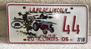 IL 2006 Specialty License Plate Historic Farm Days Penfield Ford/Fordson #44 - Picture 1 of 6