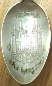 Vintage ca. 1900 Utah Sterlingsilber Souvenir Löffel X563C - Bild 1 von 4