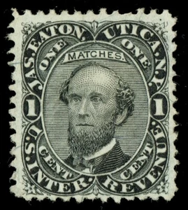 [st7177] Jas. Eaton Matches US Internal Revenue RO73b Private Die Proprietary NY - Picture 1 of 2