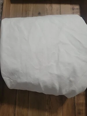 Funda de sofá Pottery Barn blanca cálida doble 38" x 74" x 14" Foto 1 de 2