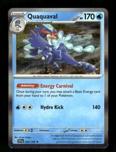 Pokemon Scarlet & Violet Quaquaval Holo 054/198 - Picture 1 of 1