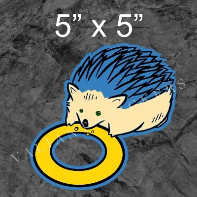 Pegatina Sonic The Hedgehog Lindo Anillo, Pegatina Sonic Hedgehog, Pegatina Sónica Foto 1 de 2
