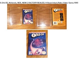 Orb - 3D NES, New & Sealed, H- Seam, 1990