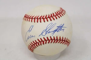 Enos Slaughter PSA/DNA Authenticated Auto Signed Baseball Cardinals - Picture 1 of 8
