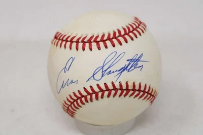 Enos Slaughter PSA/DNA Authenticated Auto Signed Baseball Cardinals - Image 1 of 4