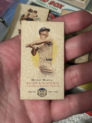 2008 Topps Allen & Ginter Yankee Stadium Tribute #7 Mickey Mantle - Image 1 of 2