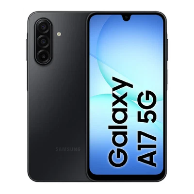 Samsung Galaxy A176B A17 5G 128 GB Schwarz Dual-SIM Android Smartphone Brandneu