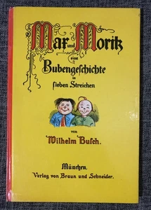 Mar Und Morik By Wilhelm Busch, Vintage Hardcover - Picture 1 of 5