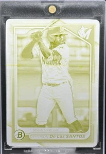1/1 Deyvison De Los Santos 2024 Bowman Draft Printing Plate Yellow #BD134 ROOKIE - Picture 1 of 2