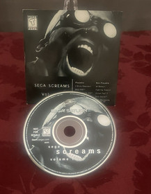 SEGA Screams Volume 1 (Sega Saturn) Game & Cardboard Sleeve - Tested!