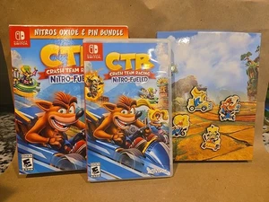 Crash Team Racing Nitro-Fueled Oxide & Pin Bundle Nintendo Switch, spedizione veloce - Foto 1 di 15