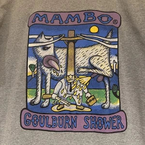 Vintage Mambo ‘Goulburn Shower’ T-Shirt Size Large Reg Mombassa - Bootlleg - Picture 1 of 9