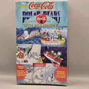1996 Coca-Cola Polar Bears “South Pole Vacation” Trading Cards – Factory Sealed - Picture 1 of 4