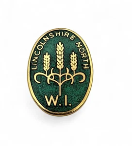 British Women's Institute Badge North Lincolnshire WI W.O. Lewis Birmingham - Picture 1 of 10