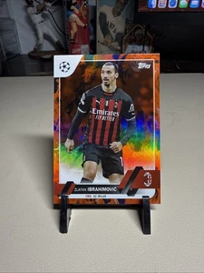 2022-23 Zlatan Ibrahimovic Topps UCC Flagship Red Inferno AC Milan - Picture 1 of 2
