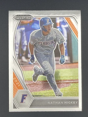 Nathan Hickey 2021 Panini Prizm Draft Picks #PDP136 Florida Gators Baseball Card - Image 1 of 2