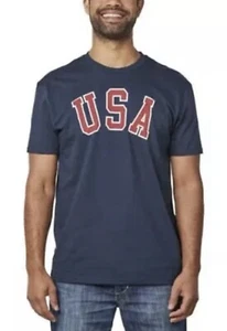 General Standard Americana Tee, MADE IN USA, 100% Cotton, Blue, Men's Small, NEW - Picture 1 of 6