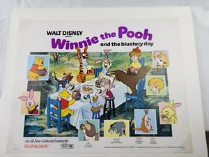 "Walt Disney Presents Winnie the Pooh and the Blustery Day" Poster Ltd Ed 28x22" - Picture 1 of 9