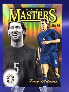 2023 TONY ADAMS TOPPS FINEST ROAD TO UEFA EURO MASTERS GOLD REFRACTOR /50 *PWE* - Picture 1 of 3