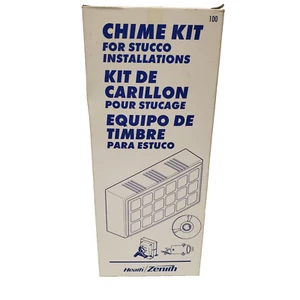 Heath Zenith #100 Chime Kit Stucco Installations Push Button,Trans. & Chime - Picture 1 of 5