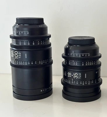 Kit ZOOM Sigma Ciné 18-35mm / 50-100mm - Image 1 of 3