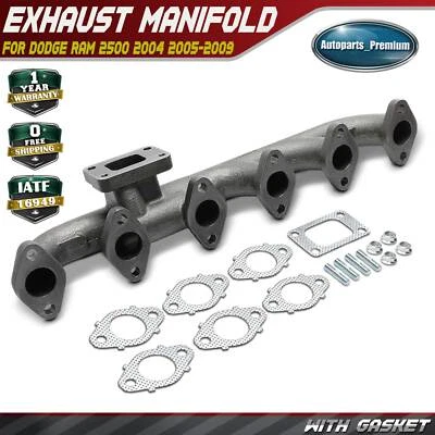 Colector de escape con junta para Dodge Ram 2500 2004-2009 Ram 3500 2004-2008 5,9 L Foto 1 de 4