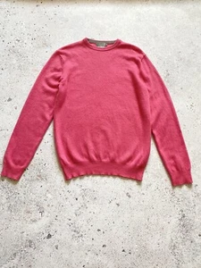 Suéter John Lewis para hombre rosa cachemira manga larga talla XL - Imagen 1 de 6