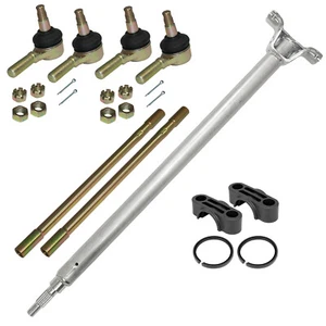 Steering Stem Shaft W/ Tie Rod End Kit for Yamaha Raptor 700 700R YFM700R 13-23 - Picture 1 of 1