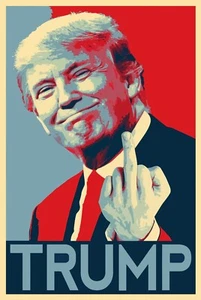 NEW Mr President Donald Trump Poster Canvas Make America Great Again MAGA - Picture 1 of 3