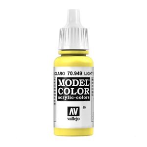 VAL70949OLD Vallejo Model Color: Light Yellow (17ml)