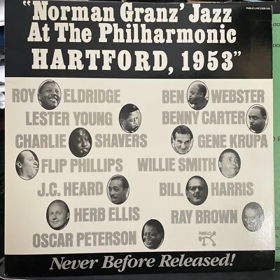 Norman Granz' Jazz At The Philharmonic Hartford '53 Pablo LP Near Mint - Image 1 of 4