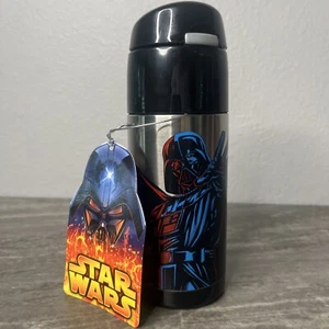 Star Wars Darth Vader Thermoskanne Thermo Getränkeflasche 12oz mit Strohhalm - Bild 1 von 5