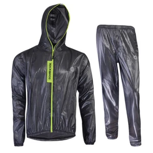 ROCKBROS Unisex Cycling Running Hiking Bike Waterproof Jacket Set RainCoat - Picture 1 of 9