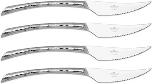 Hampton Forge Argent Orfèvres, Olivia Hammered 4 Piece Elegant Steak Knives Set - Picture 1 of 3