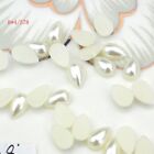 Akrylowe perły w kształcie kropli koraliki biżuteria flatback bransoletka odzież koraliki 50szt