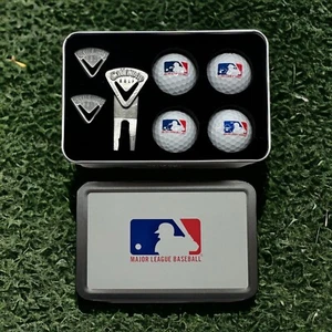 Callaway Golf Tin Logo Golf Balls Collectors Tin 2002 Vintage Collectible MLB - Picture 1 of 15