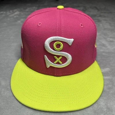 Chicago White Sox Cooperstown 1917 World Series Patch New Era 59FIFTY Hat 7 7/8 - Image 1 of 4