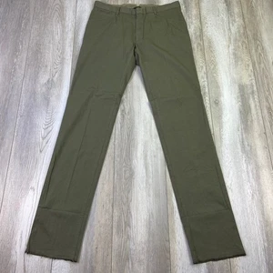 CP Company Dress Pants Mens Size 48 Green Slim Stretch Men Made in Italy 32x35 - Picture 1 of 10