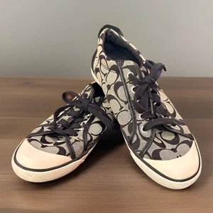 Coach Barrett Damengröße 10B schwarz Signatur C-Muster - Bild 1 von 7