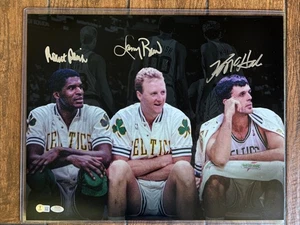 Celtics Larry Bird Kevin McHale & Robert Parish signiert 16x20 Foto Beckett PSA - Bild 1 von 5