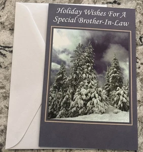 Biglietto Auguri Buon Natale Cognato Speciale 5"x7,75" Stockwell - Foto 1 di 11