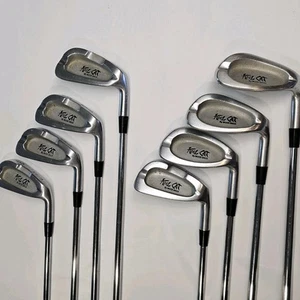 Wood Bros Kool Cat Iron Set 3-PW Regular Flex Steel Shafts Kelmac Wrap 8 Club St - Picture 1 of 24