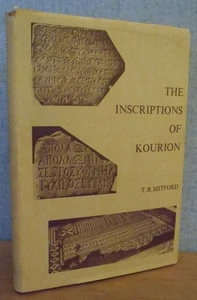 THE INSCRIPTIONS OF KOURION Terence B. Mitford 1971 Ancient Cyprus Archaeology - Picture 1 of 14