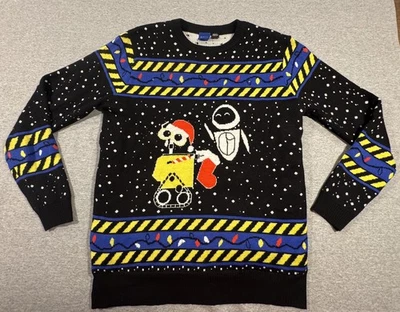 Disney Pixar Wall-E & EVE Christmas Sweater Holiday Party Mens Women’s 2X XXL  - Image 1 of 4