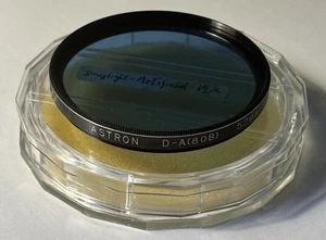Astron - 52mm D-A (80B) Blue Cooling Colour Correction Filter - Case / vgc - Picture 1 of 3